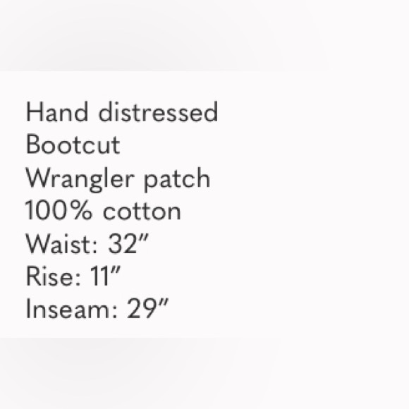 Wrangler Vintage Distressed Light Wash Bootcut Jeans | 32 - Picture 5 of 5